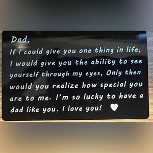 Father- Wallet insert